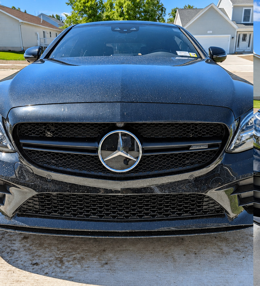 AMG Front Detail - before detailing condition