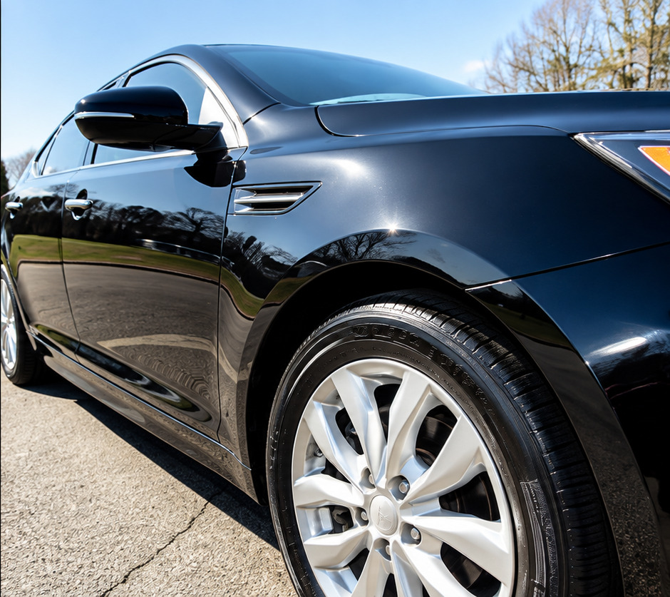 Sedan Paint Correction - after detailing result